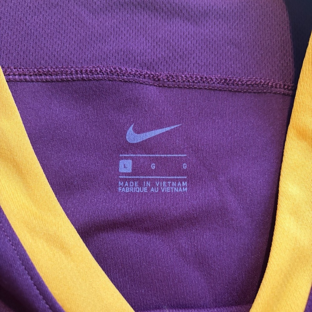 Nike Minnesota Men's Replica Basketball Jersey #1 Size Large Maroon Gophers - Picture 4 of 9